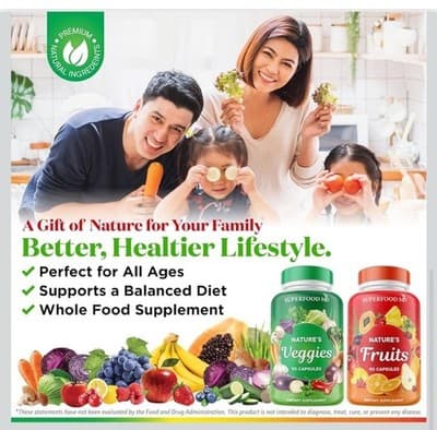 Superfood MD Fruits and Veggies Supplement - 90 Fruit and 90 Veggie Ct Exp 3/27 - Thumbnail 6
