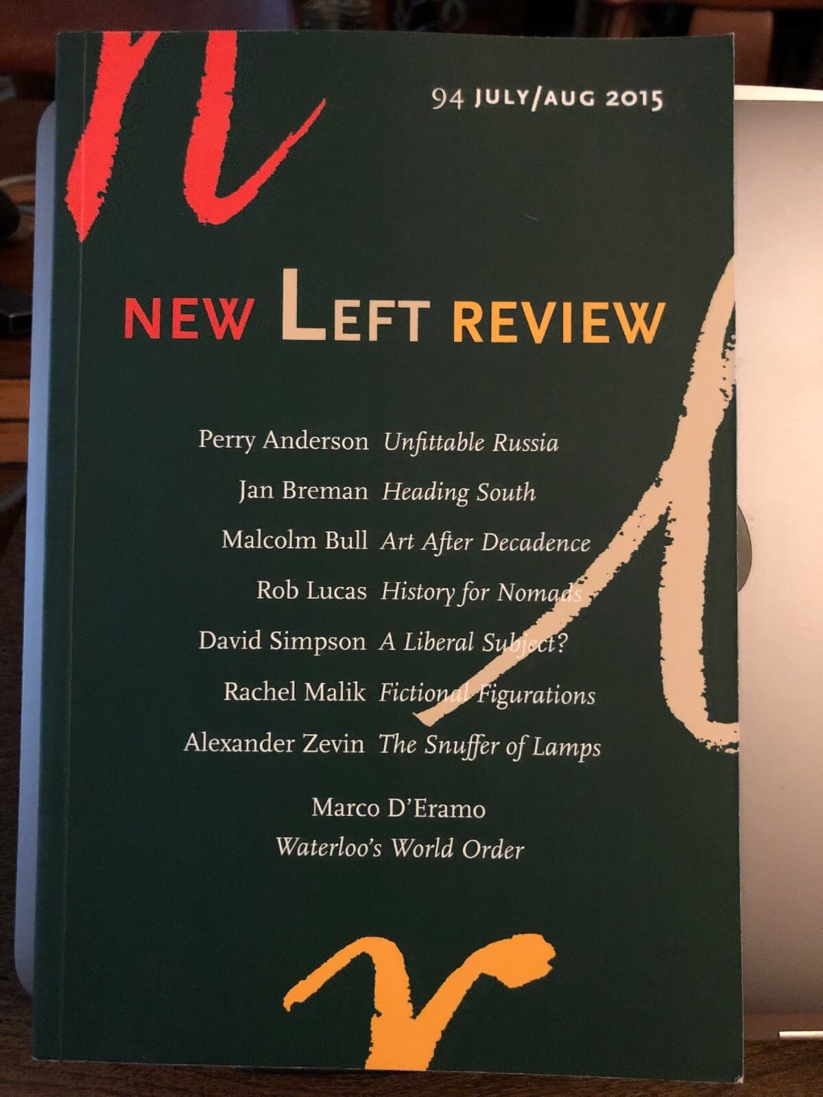New Left Review #94 Unfittable Russia / Heading South. 2015 /k8 - Image 1