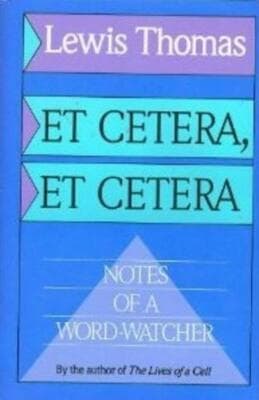 Et Cetera, Et Cetera: Notes of a Word-Watcher 1st edition hardcover - Image 1