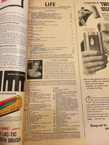 Life Magazine - September 22, 1947 fall fashions, homing pigeons, tuna tournamen - Thumbnail 3