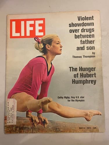 Vintage Life Magazine - May 5, 1972 Cathy rugby, gymnastics, Olympics, Herbert H - Image 1