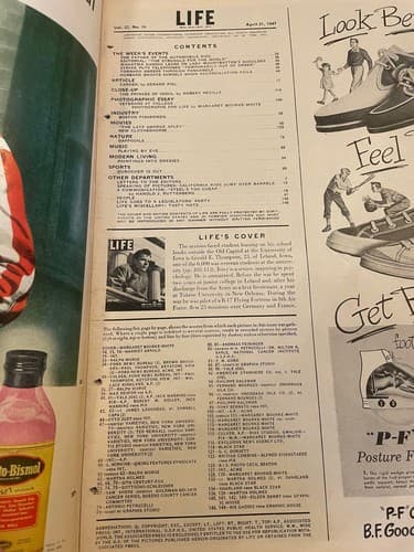 Vintage LIFE Magazine April 21, 1947 Edition - Thumbnail 3