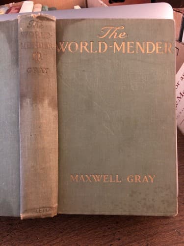 The World-Mender (1916 Appleton) 1st edition Maxwell Gray - Image 1