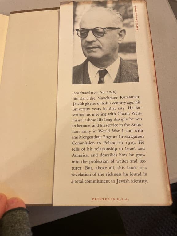 Little Did I Know: Recollections and Reflections by Maurice Samuel. 1st edition - Thumbnail 7