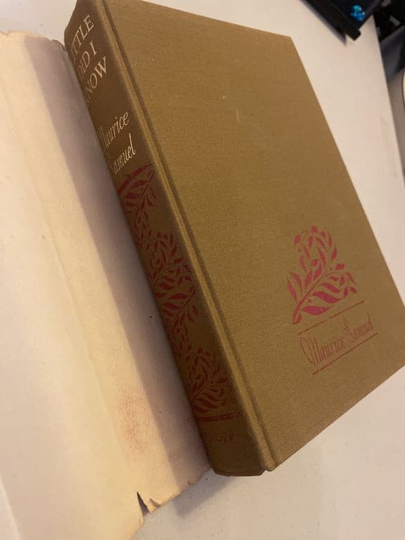 Little Did I Know: Recollections and Reflections by Maurice Samuel. 1st edition - Thumbnail 8