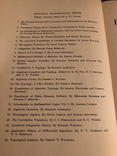 Dimension Theory Hurewicz Wallman 1959 Princeton Hardcover - Thumbnail 3