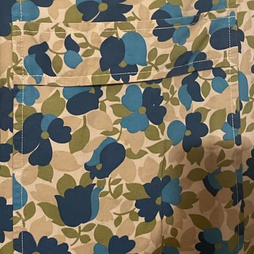OLD NAVY Women’s Floral Print Button Down Jacket XL Blue Green Lightweight / CL1 - Thumbnail 8