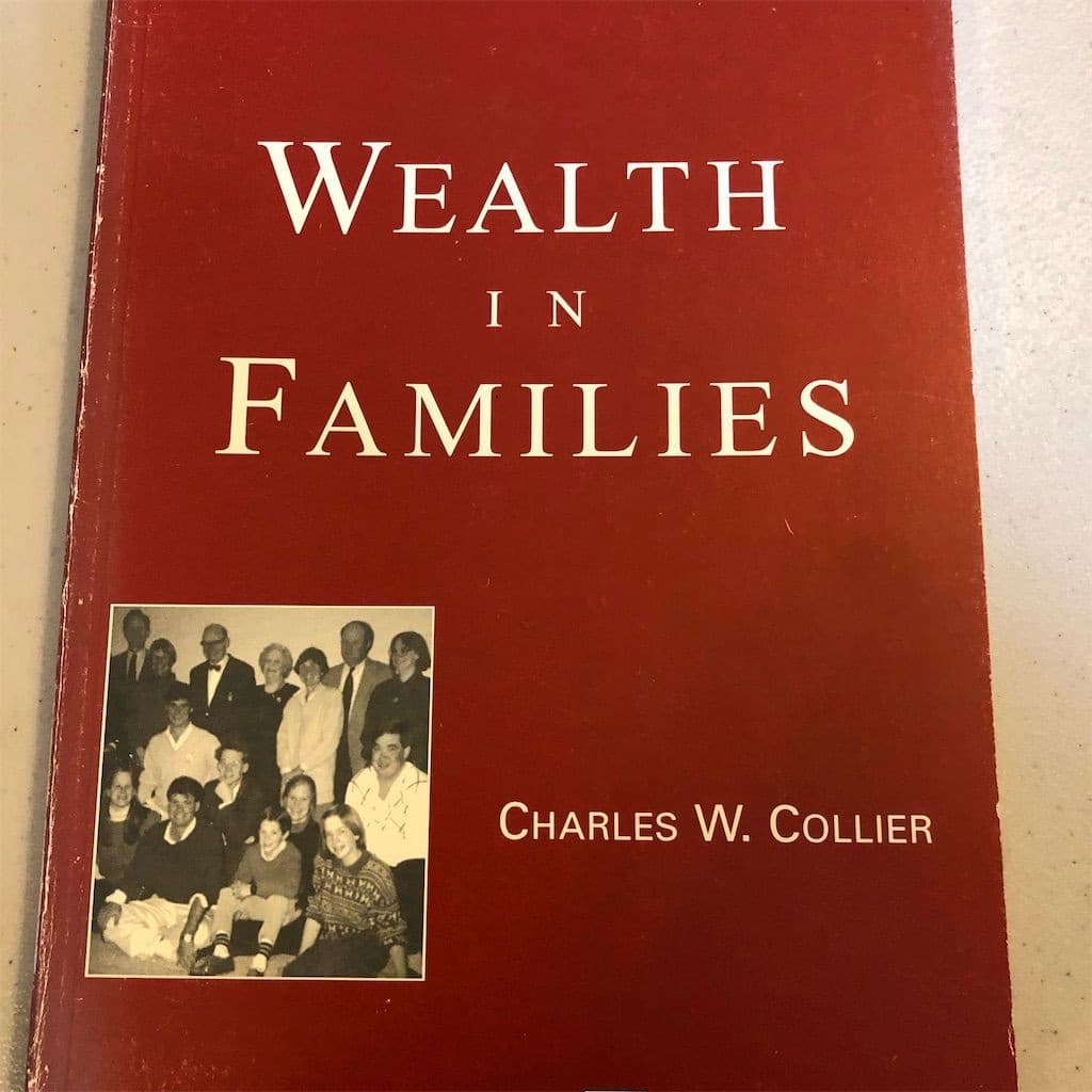 Wealth in Families by Charles W. Collier Paperback Book - Image 1