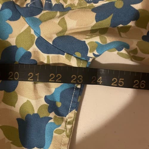 OLD NAVY Women’s Floral Print Button Down Jacket XL Blue Green Lightweight / CL1 - Thumbnail 9