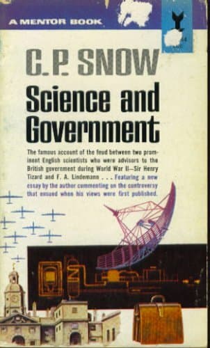 C.P. Snow: Science and Government ~ The Godkin Lectures at Harvard University,.. - Thumbnail 2