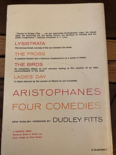 Aristophanes: Four Comedies - Thumbnail 2