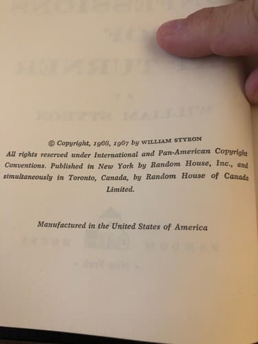 The Confessions of Nat Turner by William Styron (1967-08-12) - Thumbnail 2