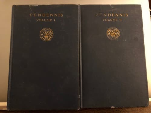 The History of Pendennis (2 Volume Set) 1917 Hardcovers - Image 1