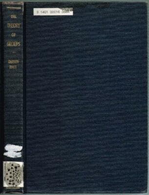 The Theory of Groups Hans Zassenhaus Chelsea Pub. Co; 2nd edition (1958) - Image 1