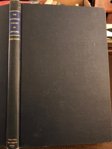RARE algebraic theory of spinors (Columbia bicentennial editions and studies) - Image 1