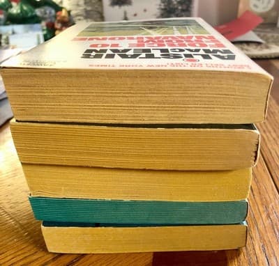 5 books by Alistair MacLean 1972 Paperback Fawcett Crest War Thriller - Thumbnail 16
