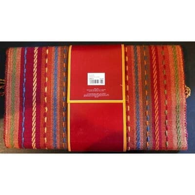 Fiesta Multicolor Serape 14x72 inches Table Runner Home studio - Thumbnail 2
