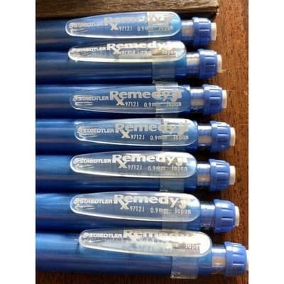 SEVEN Blue Japan .9mm staedtler remedy jr. mechanical pencils Arthritis Eraser - Thumbnail 2