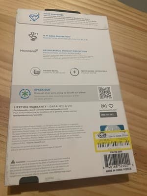 Speck Presidio Perfect Clear Case iPhone 14 Plus Clear 13FT Drop Microban New - Thumbnail 2