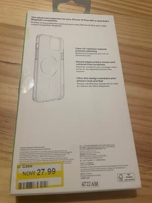 Belkin SheerForce Magnetic Protective Case iPhone 14 Plus MagSafe Ultra Thin - Thumbnail 2