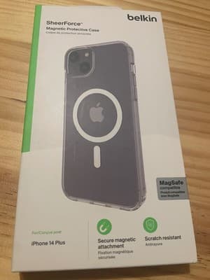 Belkin SheerForce Magnetic Protective Case iPhone 14 Plus MagSafe Ultra Thin - Image 1