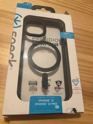 Speck Presidio PerfectClear Case iPhone 12 12 Pro Clear MagSafe Compatible - Image 1