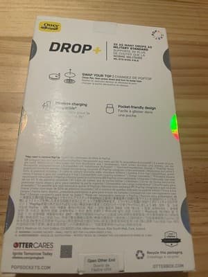 OtterBox Otter+Pop DROP+ iPhone 14 Plus Case Packaging Empty Retail Box Original - Thumbnail 2
