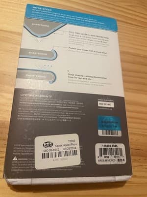 Speck Presidio Stay Clear Case iPhone Xs Max Clear Two Layer Impact 8ft - Thumbnail 2