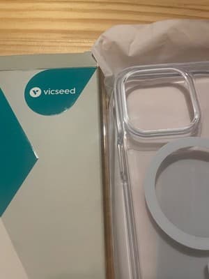 Vicseed Phone Case MagSafe Compatible Clear Protective Case for iPhone Slim - Thumbnail 2