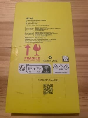 JETech Tempered Glass Screen Protector iPhone 16 Pro Privacy 9H Scratch Resist - Thumbnail 2