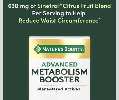 Nature's Bounty Advanced Metabolism Booster 60 Capsules Dietary Supplement - Thumbnail 2