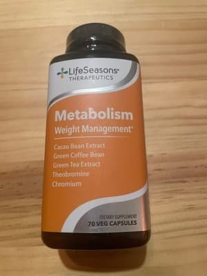 LifeSeasons Metabolism Weight Management 70 Veg Capsules Dietary Supplement - Image 1