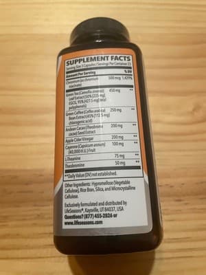 LifeSeasons Metabolism Weight Management 70 Veg Capsules Dietary Supplement - Thumbnail 2