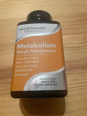 LifeSeasons Metabolism Weight Management Dietary Supplement 140 Veg Capsules - Image 1