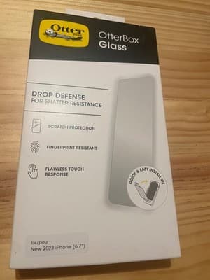 OtterBox Glass Screen Protector 2023 iPhone 6.7in Tempered Glass Drop Defense - Image 1