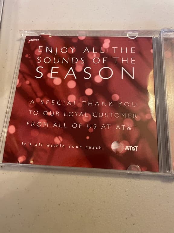 1997 AT&T Music To Your ears Collection of Holiday Music CD New Factory Sealed | - Thumbnail 4