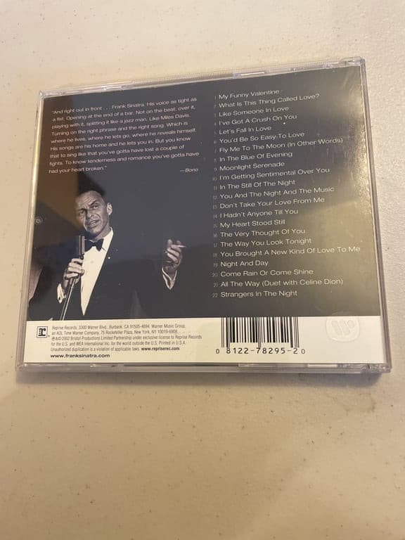 Frank Sinatra Greatest Love Songs CD - Thumbnail 2