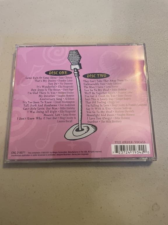 COCKTAIL HOUR: CHEEK TO CHEEK LOVE SONGS 2-DISC MUSIC CD SET, 28 TRACKS 72372419 - Thumbnail 2