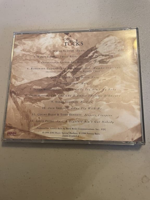 Pottery Barn On the Rocks Music CD - Thumbnail 2