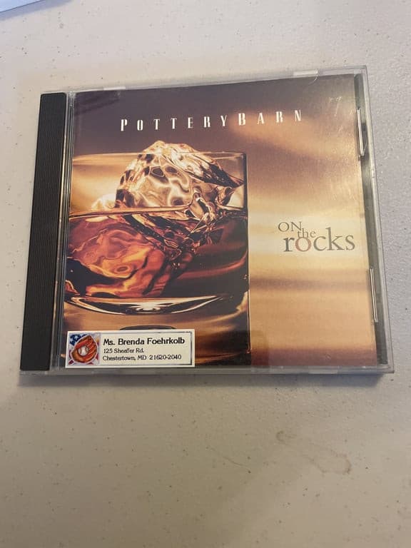 Pottery Barn On the Rocks Music CD - Image 1