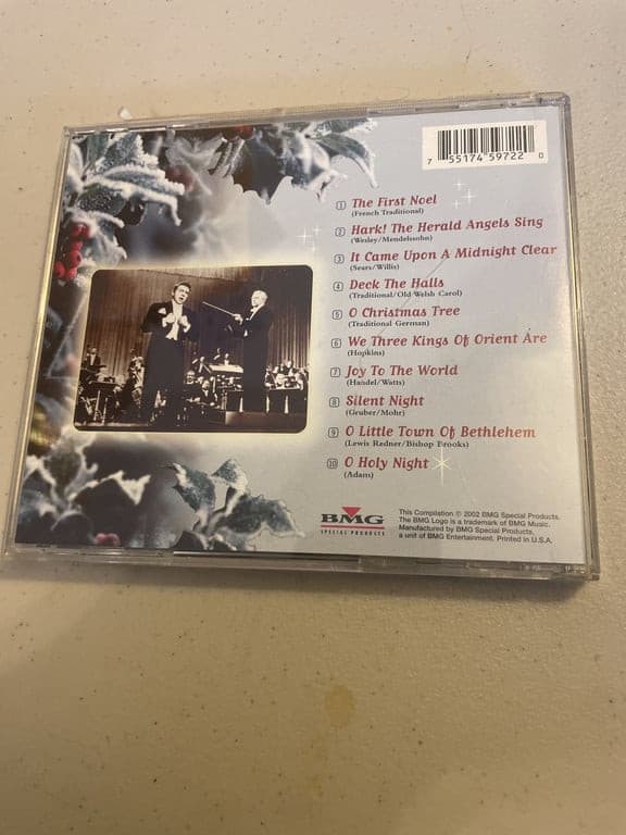 MARIO LANZA "A TENOR'S CHRISTMAS" (CD, 2002, BMG) - Thumbnail 2