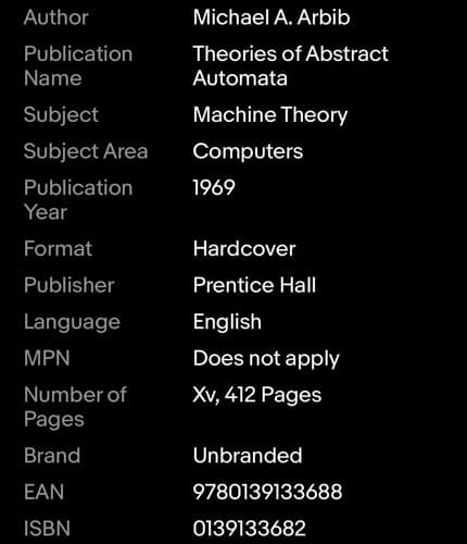 Theories of Abstract Automata (Automatic Computation) - Image 1