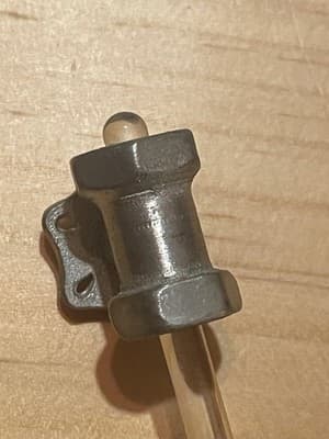 HAABs Faucet Stem Valve pewter stirrer swizzle stick UA pipefitters union Knob - Thumbnail 3