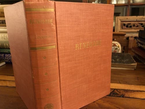 Renegade / by Ludwig Lewisohn / 1st Edition Hardcover 1942 - Image 1