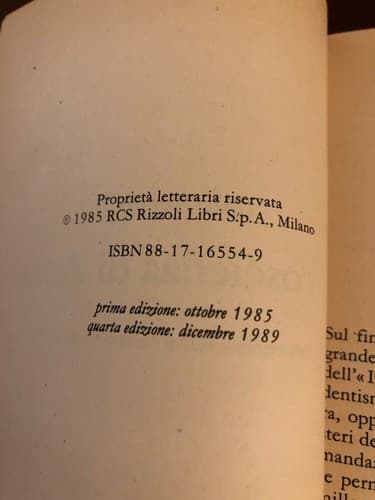 La coscienza di Zeno / Italo Svevo/ Rizzoli 1989 SC - Thumbnail 3