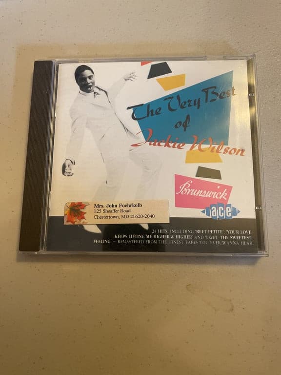 JACKIE WILSON Very Best CD UK Ace CDCHK-913 Remastered NM - Image 1