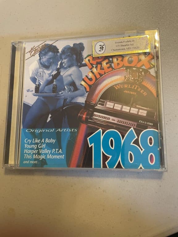 ROCKIN JUKEBOX 1968 Various Artists (CD,1997,Dominion) - Image 1