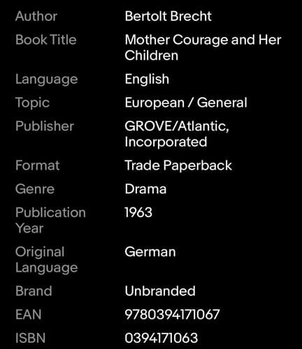 Mother Courage - Image 1