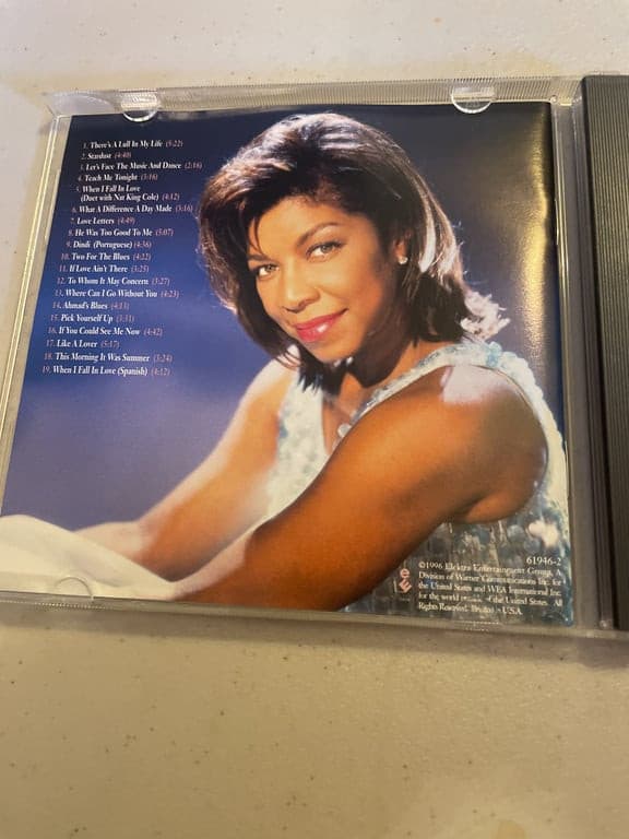 Natalie Cole - Stardust CD, Pre-owned, Very Good Condition, 1996 Elektra - Thumbnail 4