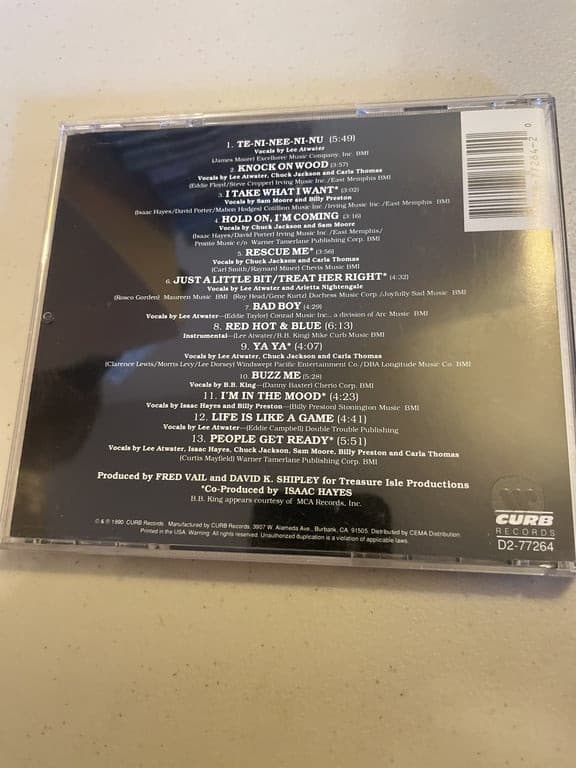 Red Hot & Blue CD: All Time Great Rhythm & Blues Songs (various artists) 7151877 - Thumbnail 2